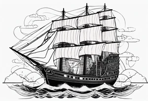 Ship
Albie and Crew tattoo idea