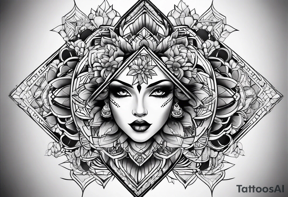 Full leg tattoo design tattoo idea
