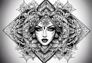 Full leg tattoo design tattoo idea