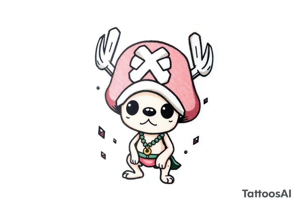 tony tony chopper from One Piece tattoo idea