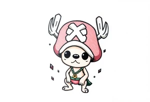 tony tony chopper from One Piece tattoo idea