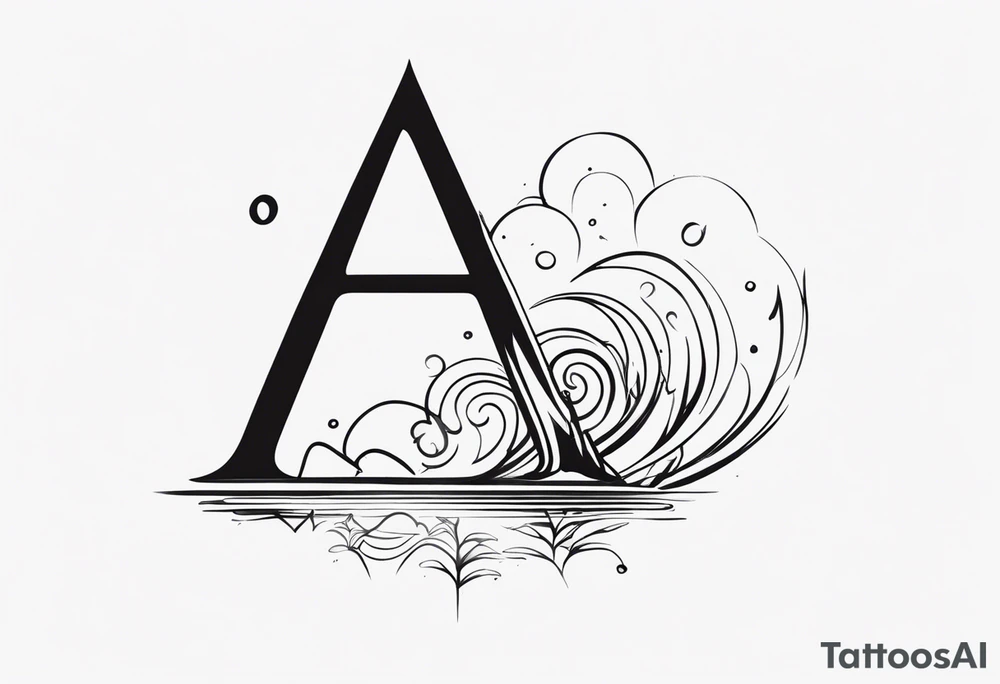 tattoo that includes the letters: A, K, E, O tattoo idea