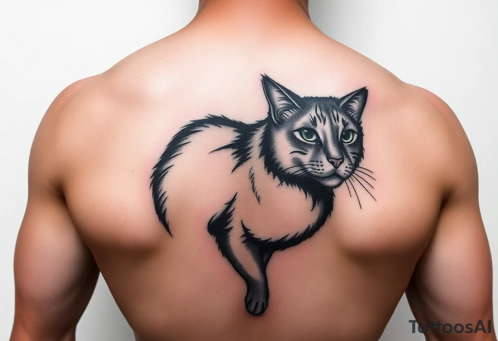 Black Cat tattoo idea