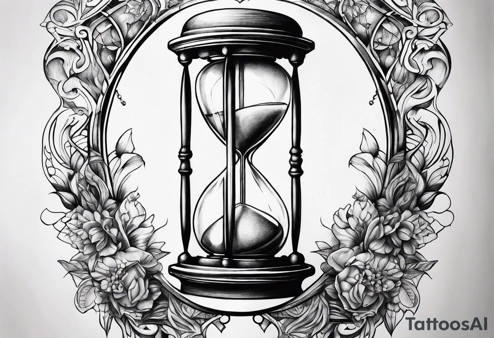 Hourglass tattoo idea