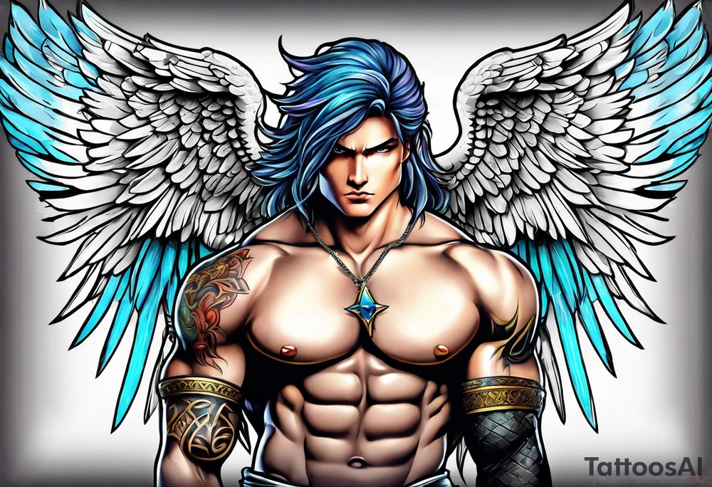 Warrior Angel tattoo idea
