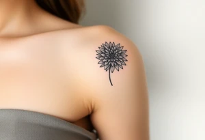 chrysanthemum tattoo idea