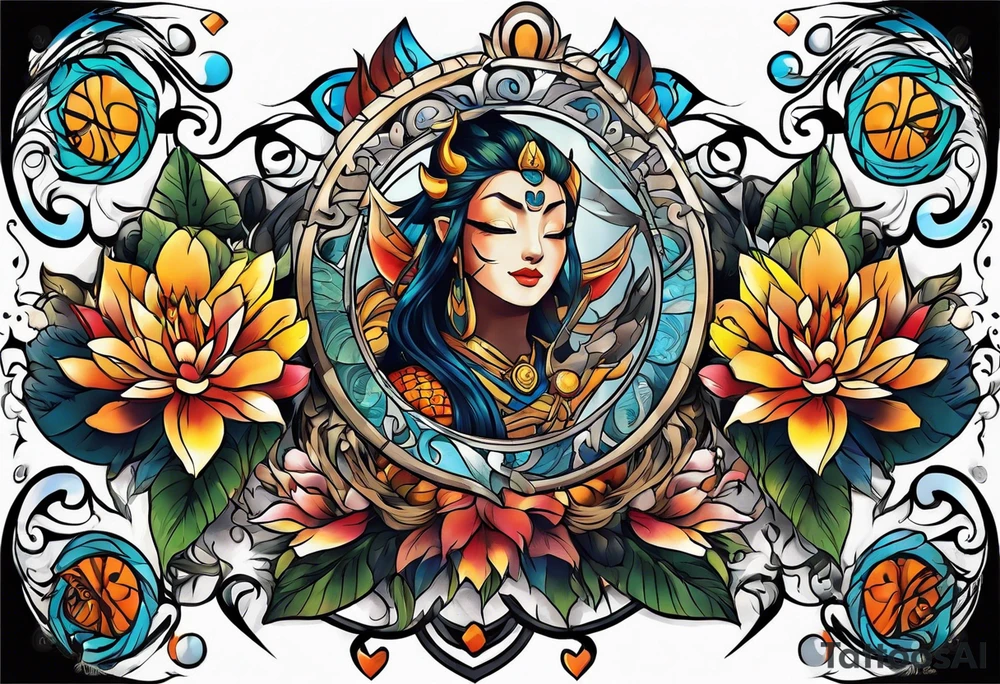 The avatar elements tattoo idea