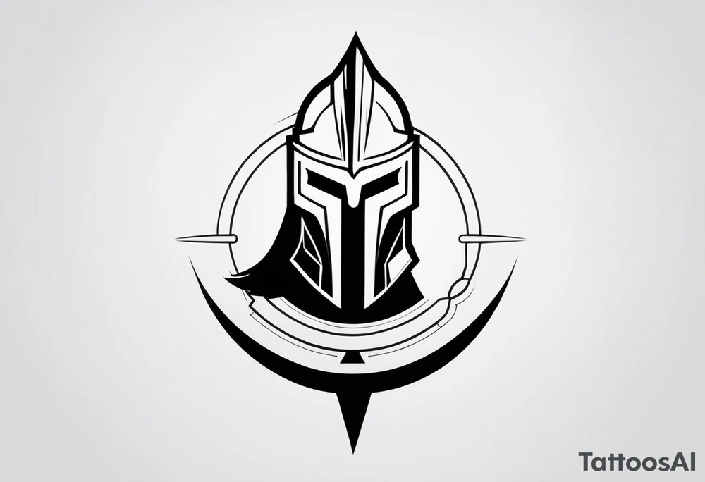 Ancient spartan symbol tattoo tattoo idea