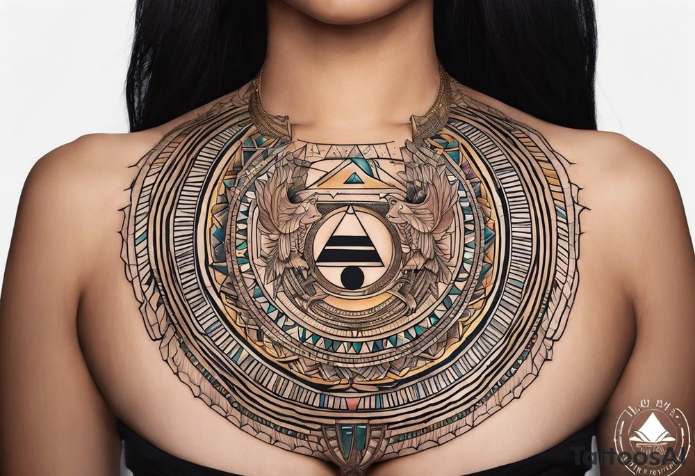 Make a Old Egyptian tattoo for full hand. tattoo idea