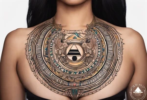 Make a Old Egyptian tattoo for full hand. tattoo idea