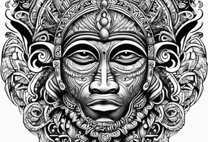 Taino, Puerto Rican, tribal tattoo idea
