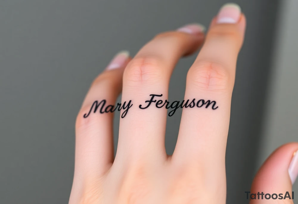 Mary Ferguson tattoo idea