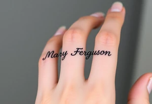 Mary Ferguson tattoo idea