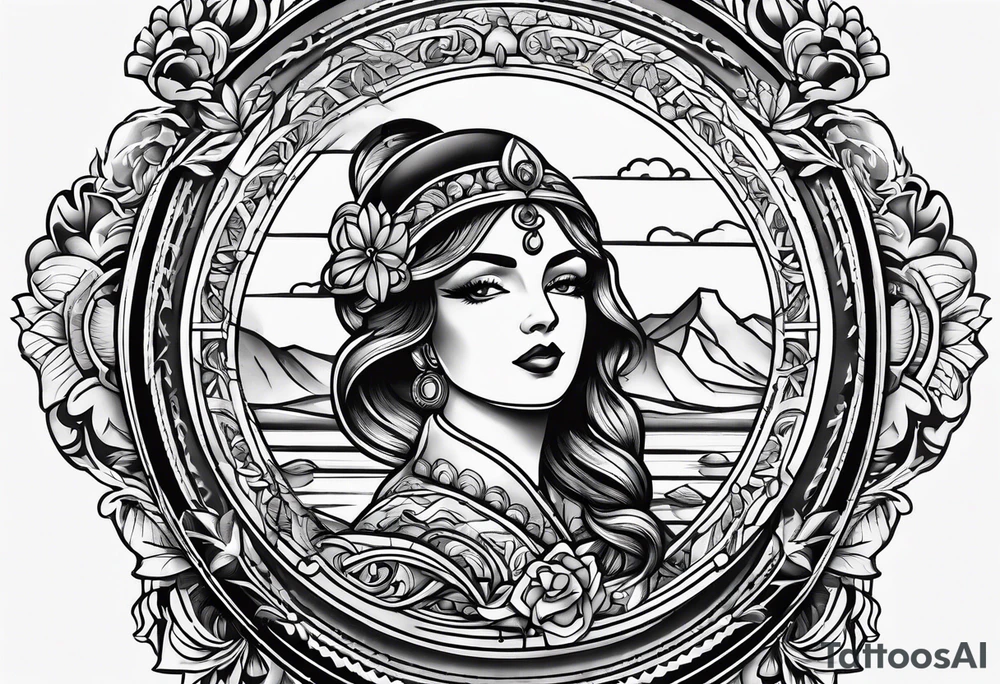 Lucky penny tattoo idea