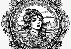 Lucky penny tattoo idea