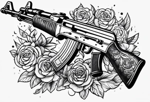 AK47 tattoo idea