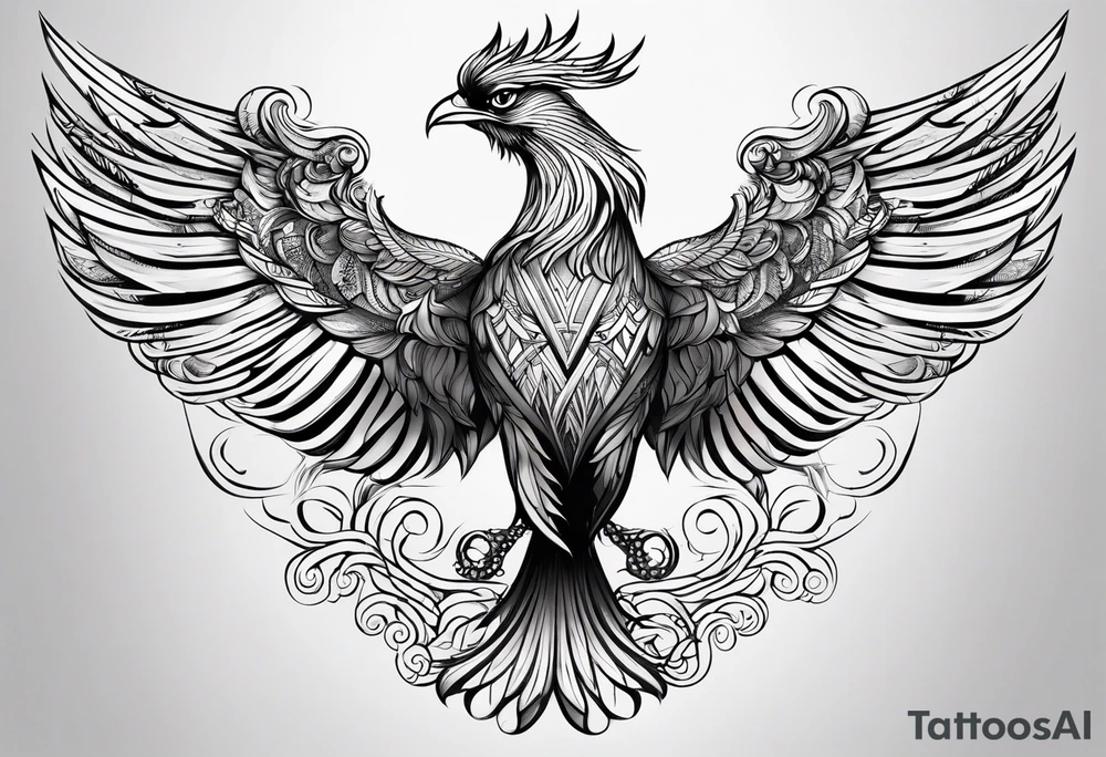 Phoenix tattoo idea