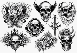 ganster tattoo for back tattoo idea