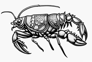 Crayfish tattoo idea