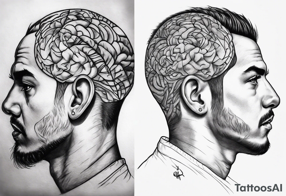 Five minute brain surgery tattoo idea