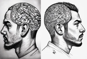 Five minute brain surgery tattoo idea