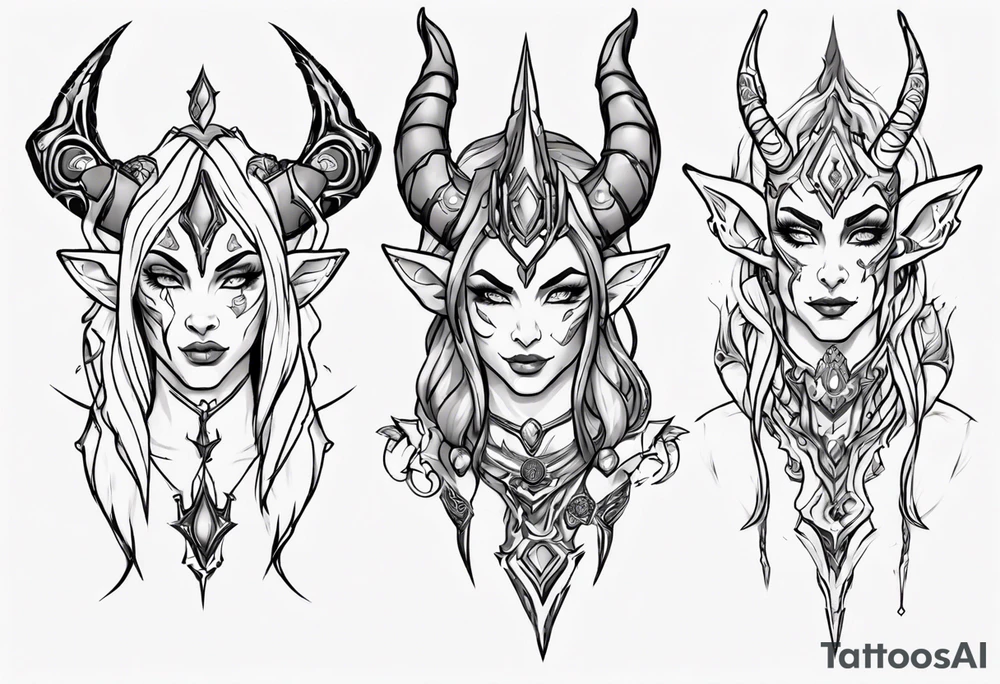 Draenei tattoo idea