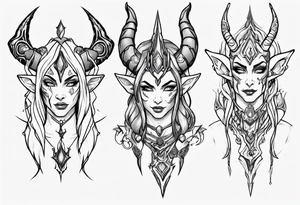 Draenei tattoo idea
