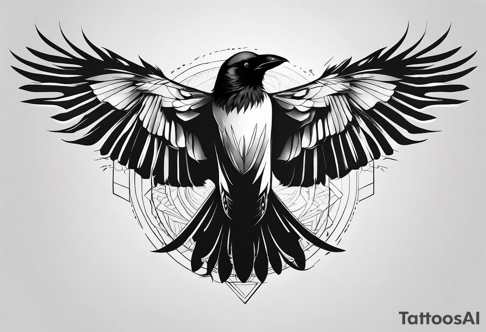 minimalistic stroke of a crow withopen wings of fire tattoo idea minimalistic stroke of a crow withopen wings of fire tattoo idea