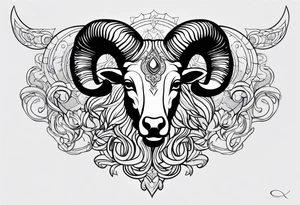 aries tattoo tattoo idea
