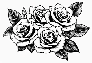 Three roses tattoo idea