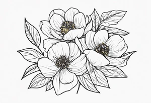 March birth flower tattoo idea