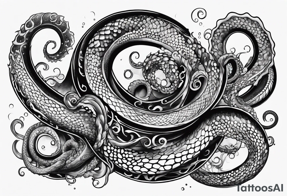 tentacle tattoo idea