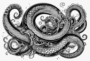 tentacle tattoo idea