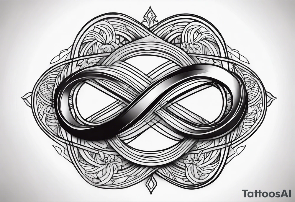 Basic infinity symbol tattoo idea
