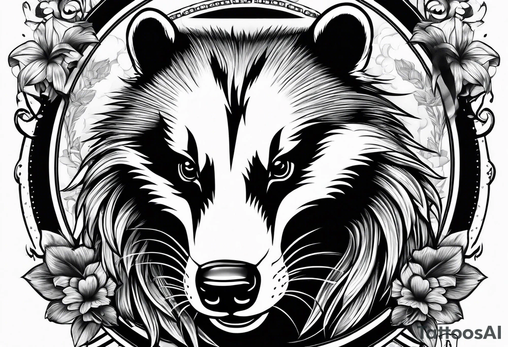 Angry Mc.Badgers tattoo idea