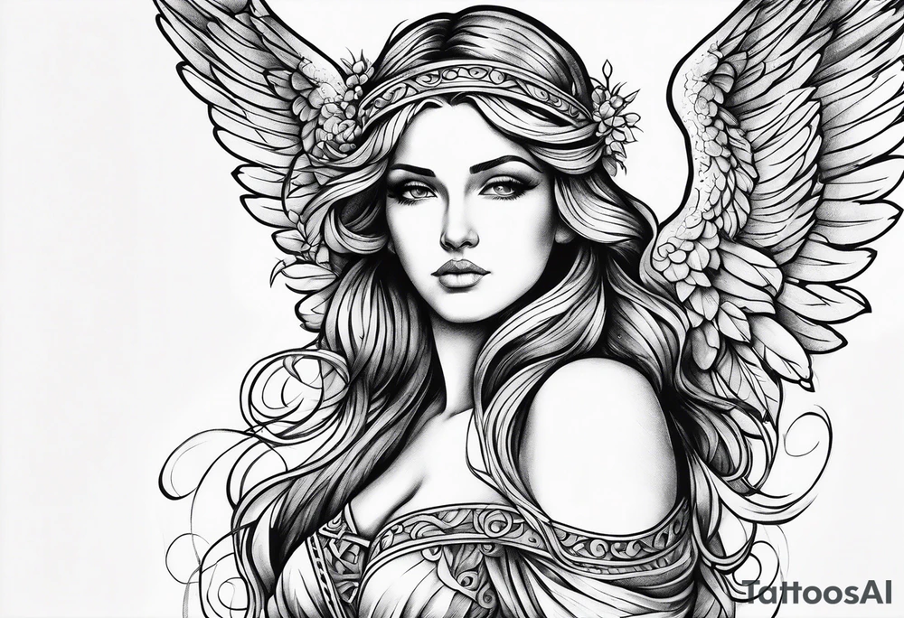 biblically accurate angels tattoo idea