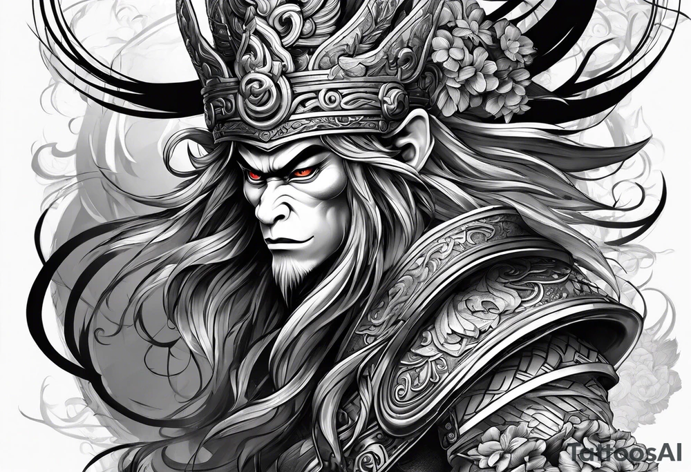 monkey king tattoo idea