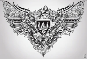 Νίψον ἀνομήματα, μὴ μόναν ὄψιν 
on chest tattoo idea
