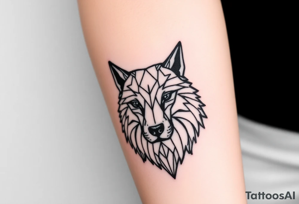 Wolf tattoo idea