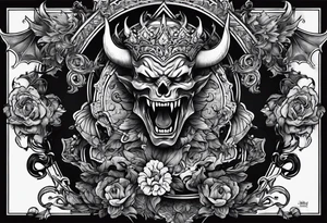 Write the Sentence: "Don't deal with the devil" tattoo idea