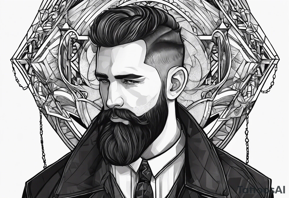 Michail Gorshenev from last scene serial korol I shut tattoo idea