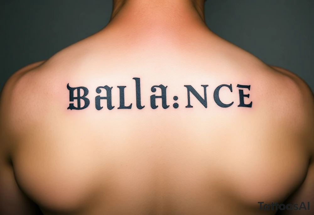 Word balance in Morse code tattoo idea