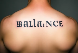 Word balance in Morse code tattoo idea