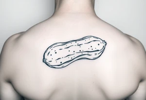 A peanut getting killed tattoo idea