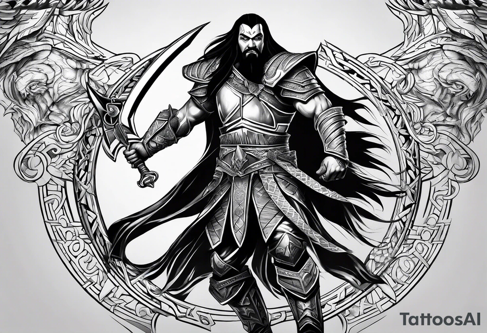 Klingon warrior tattoo idea