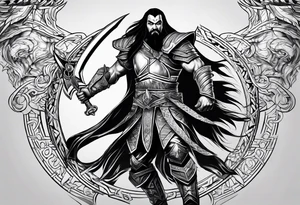 Klingon warrior tattoo idea
