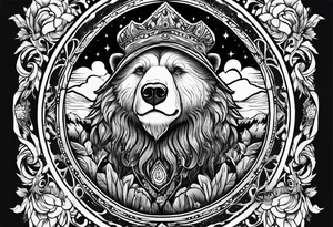 The fool tarot as a bear tattoo idea