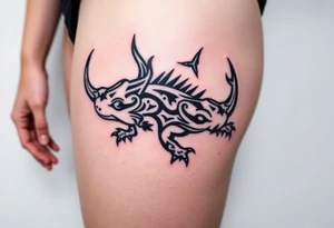 axolotl tattoo idea