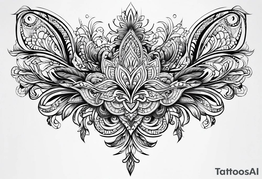 Lace tattoo idea