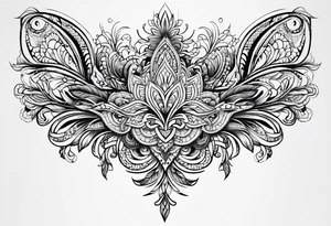 Lace tattoo idea